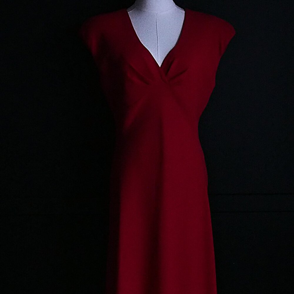 Jones Wear  - Jones New York | Like NEW, Vintage, Red Festive, Cap Sleeve Dress